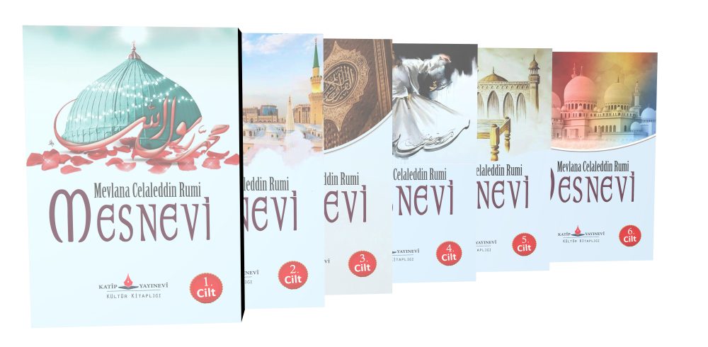 Mesnevi (6 Cilt - 1500 sayfa - Tam metin) / Mevlana - Görsel 2
