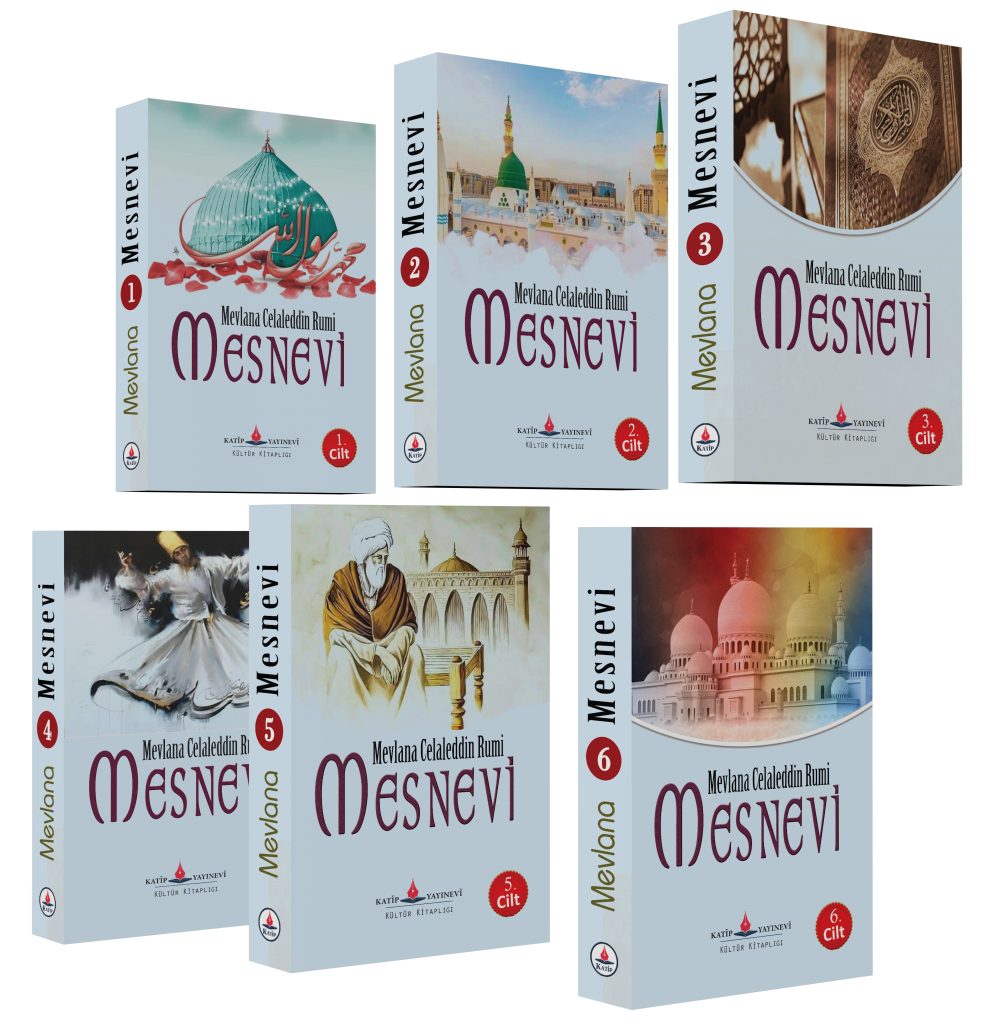 Mesnevi (6 Cilt - 1500 sayfa - Tam metin) / Mevlana - Görsel 3