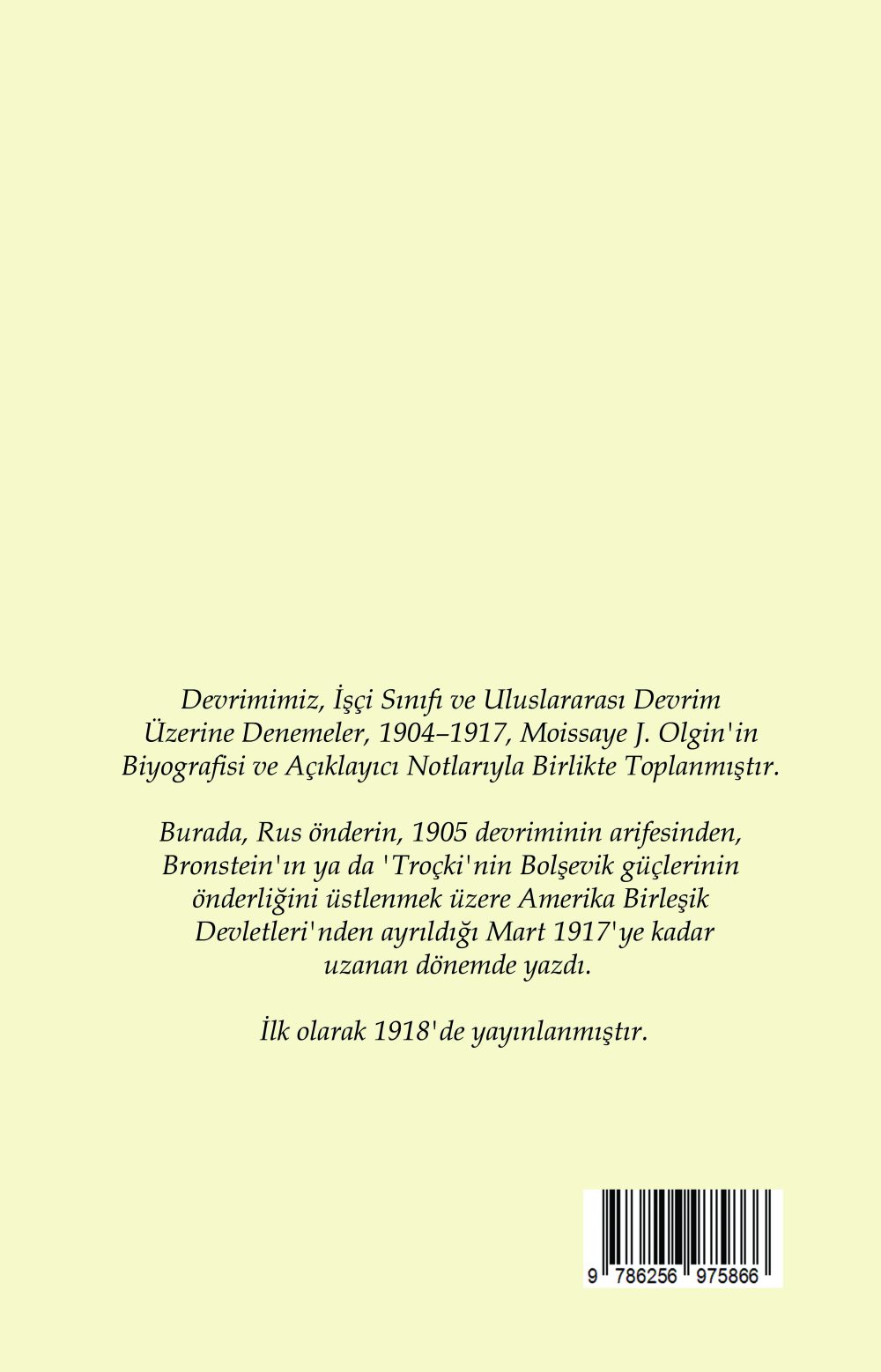 Devrimimiz / Troçki - Görsel 2