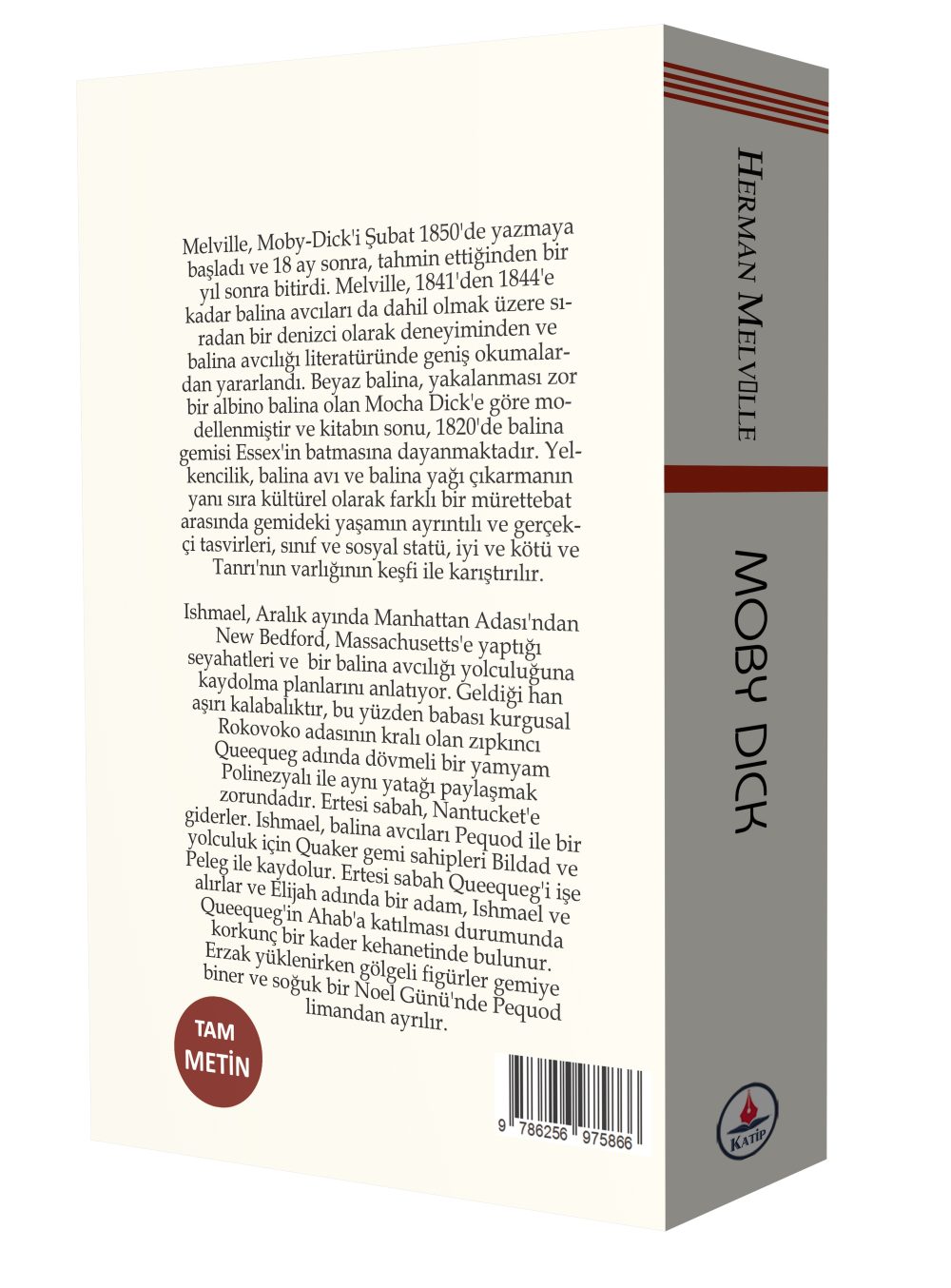 Moby Dick - Beyaz Balina (Tam Metin - 590 Sayfa) / Herman Melville - Görsel 2