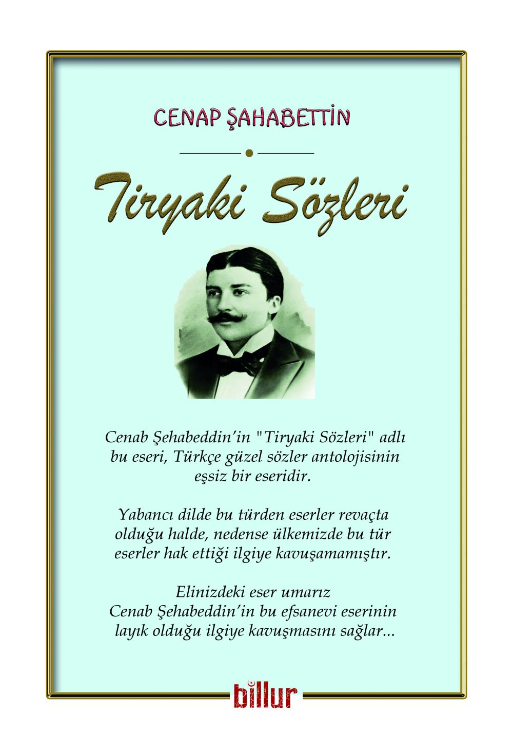 Tiryaki Sözleri / Cenap Şahabettin - Görsel 2