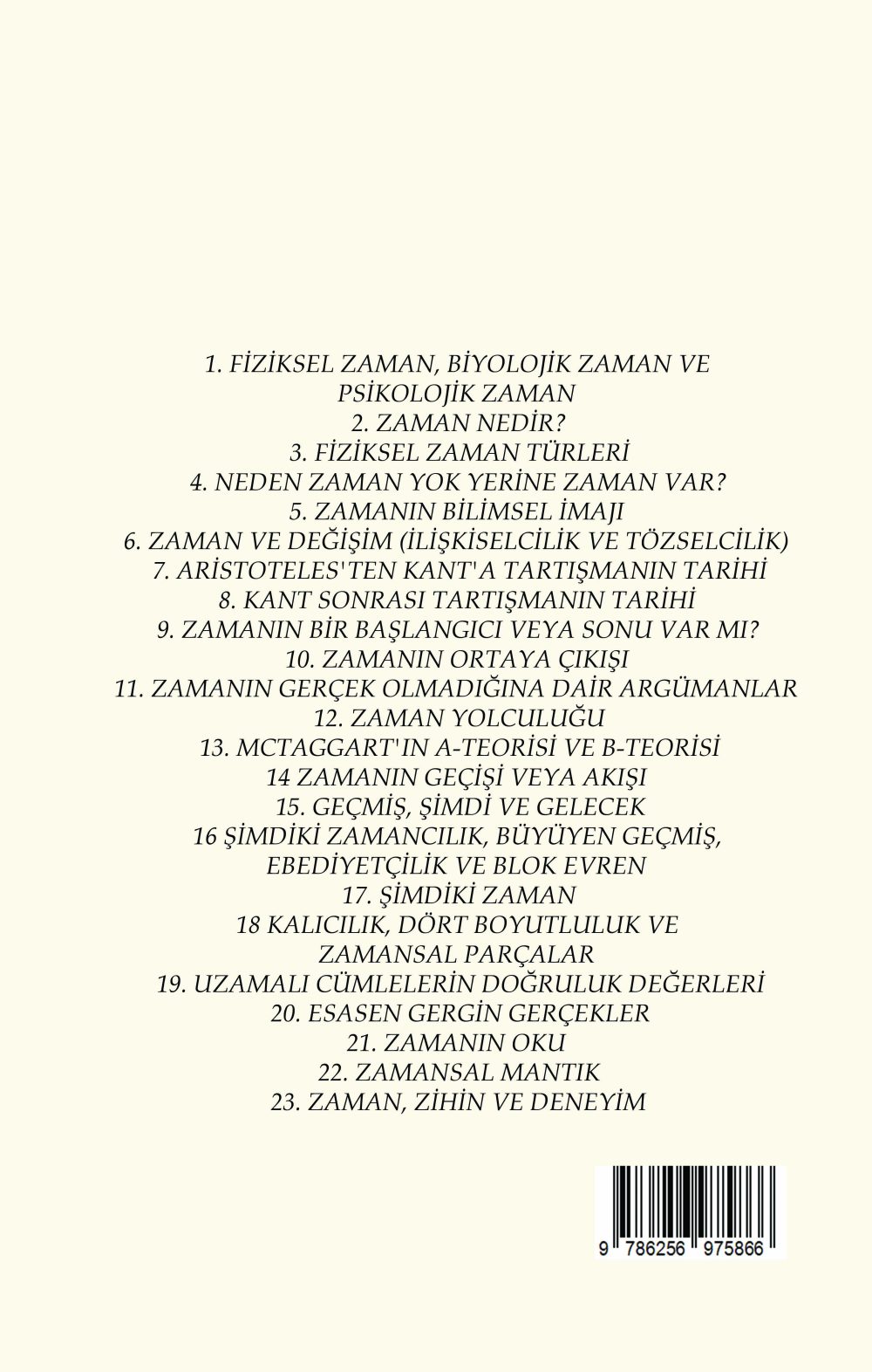Zaman Felsefesi - Zaman Nedir? - Görsel 3