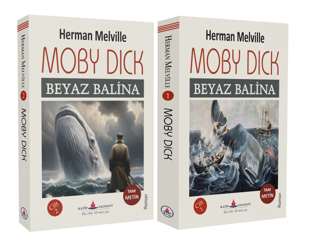 Moby Dick (Tam Metin - 2 Cilt - 600 Sayfa) / Herman Melville - Görsel 2
