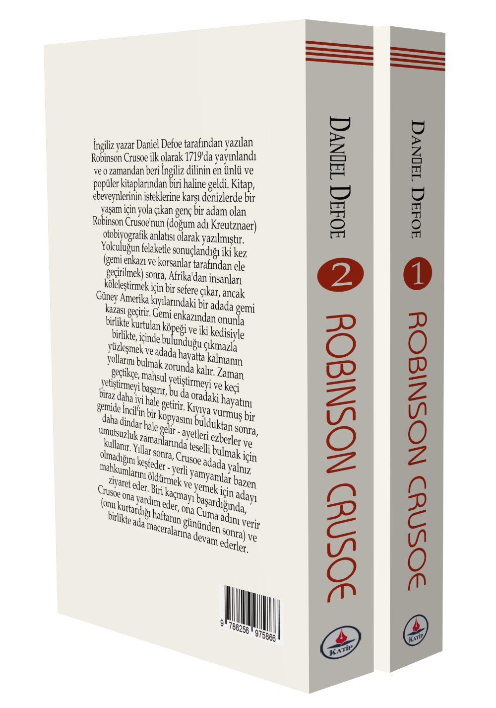 Robinson Crusoe (2 Cilt-600 Sayfa-Tam Metin) - Görsel 3