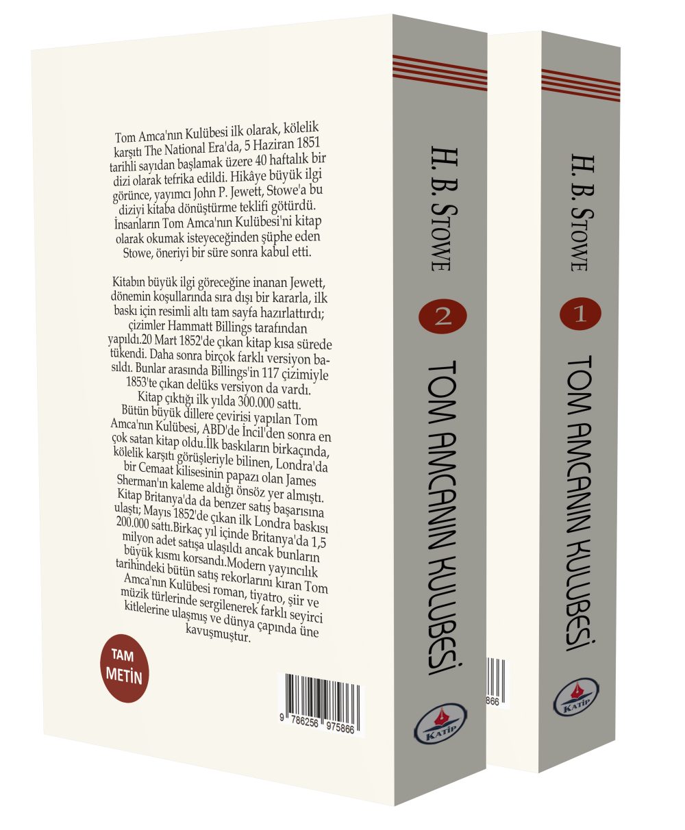 Tom Amcanın Kulübesi (2 Cilt - 460 Sayfa - Tam Metin) / Harriet Beecher Stowe - Görsel 4